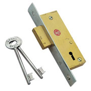 Aluminium Door Lock - Brass Body