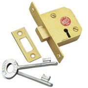 Dead Bolt Lock 4 Lever Brass Body