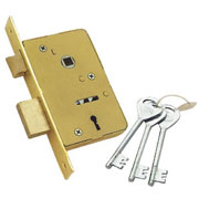 Mortise Lock 4/6 Lever Steel, MSCP Keys 