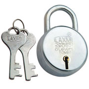 Pad Lock Round Steel 