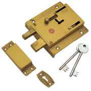 Rim Lock Lever - Brass Body